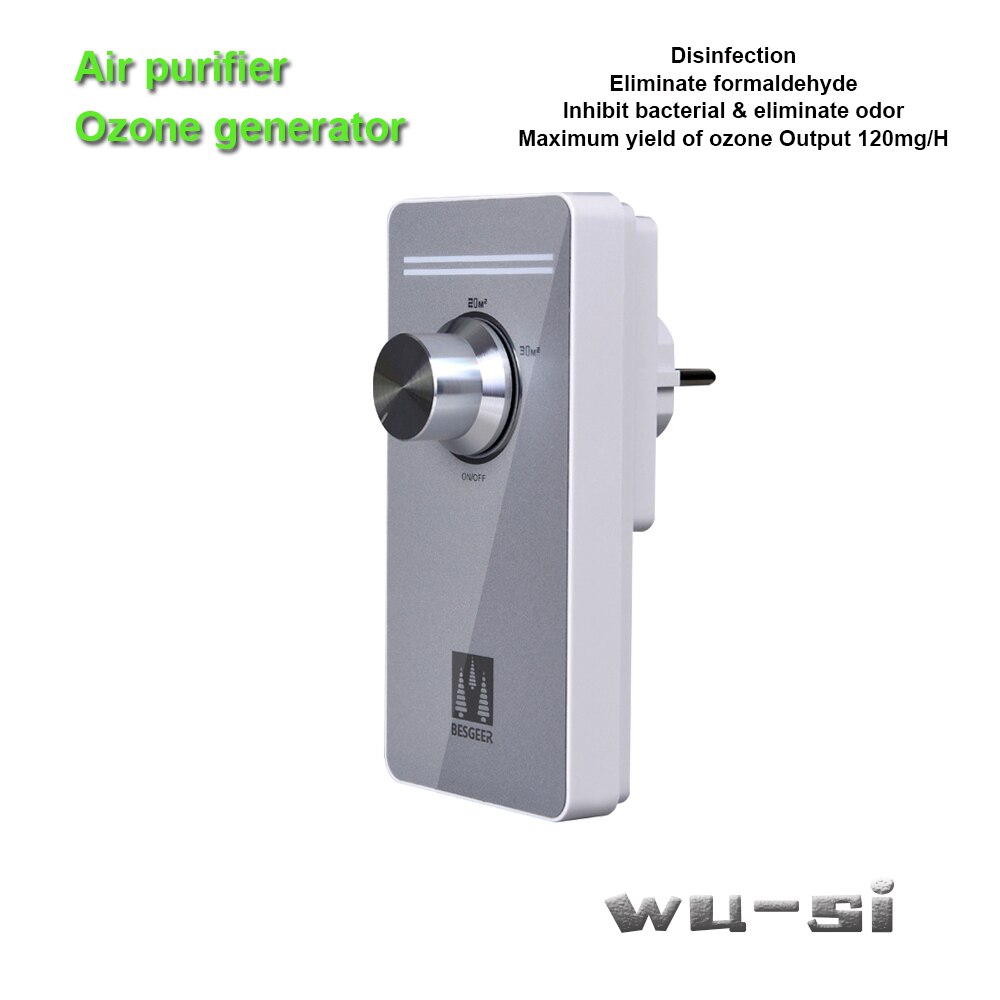 220V-EU plug-Eliminates formaldehyde suppression bacteria ozone generator with 2 working modes