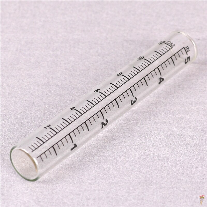 1Pc Glass Rain Gauge Replacement Tube For Laboratory Outdoor Home Garden Yard Supplies 14 X2.2cm