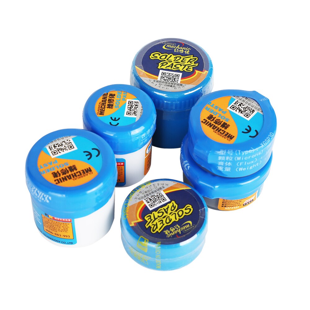Solder Paste Flux Tin Paste Melting Point 138°C and 183°C Tin Sn63/Pb67 for Soldering Iron Circuit Board Repair BGA SMT Rework