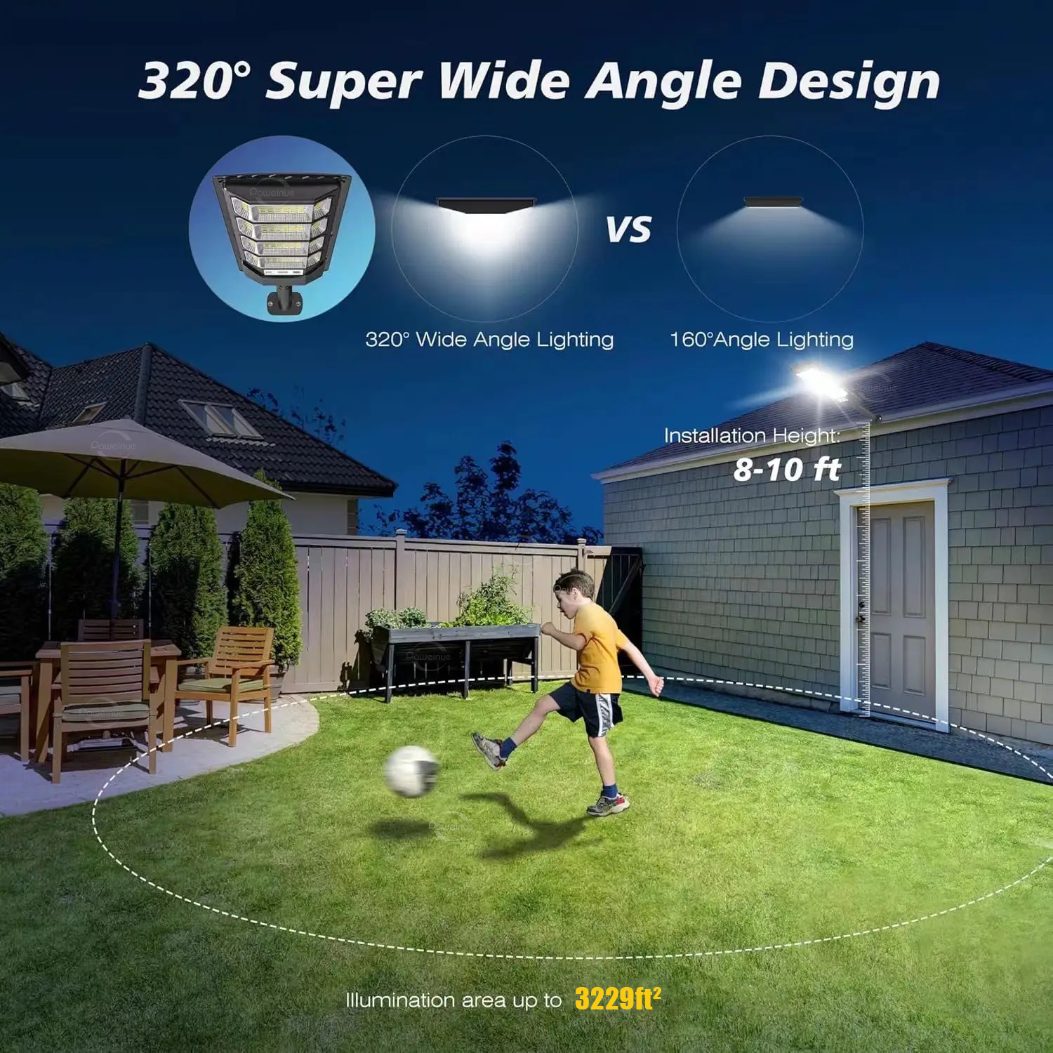 30000000 LM Solar Led-verlichting Outdoor 400W Bewegingssensor Solar Wandlamp IPX65 Waterdichte Zonne-energie Tuin Yard Beveiligingslamp