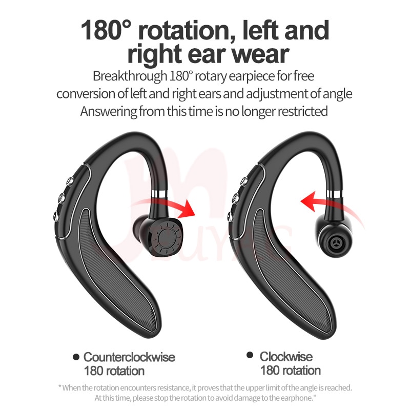 MEUYAG Empresa de redução de ruído fone de ouvido sem fio Bluetooth 5.0 fones de ouvido Estéreo com micphone handsfree telefone para telefone inteligente