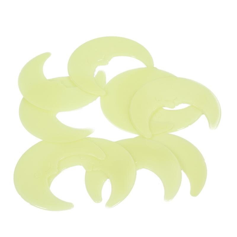 Moon Energy Storage Fluorescent Glow In The Dark Room Decor Luminous On Wall Stickers Christmas For Kids Room Living Room Decal