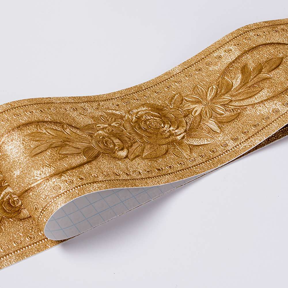 5M DIY Emboss Wall Border Stickers Vinyl Waterproof Home Decor Self Adhesive Wallpaper Sticker Kitchen Decoration