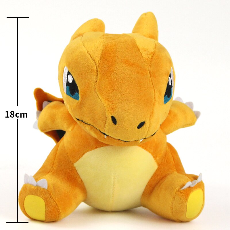 18-34 Centimetri Tapu Koko Houndoom Magikarp Abra Charmeleon Gengar Spheal Charizard Butterfree Giocattoli di Peluche Morbido Peluche Bambola regalo: 18cm  Charizard