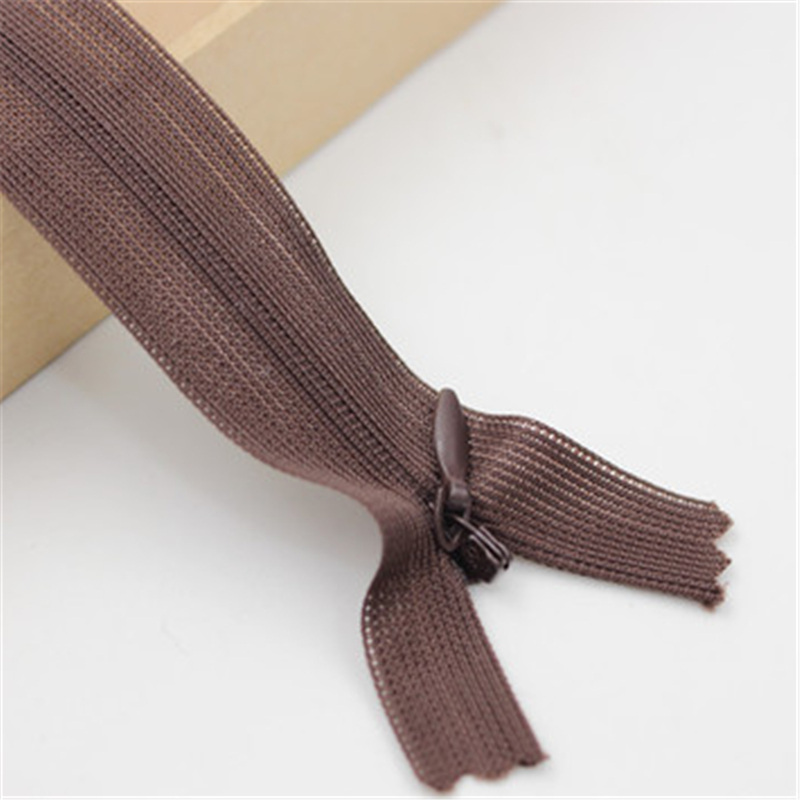 60cm cremalleras invisibles DIY Nylon bobina cremallera para costura ropa cojín herramienta cojín sastre: 10