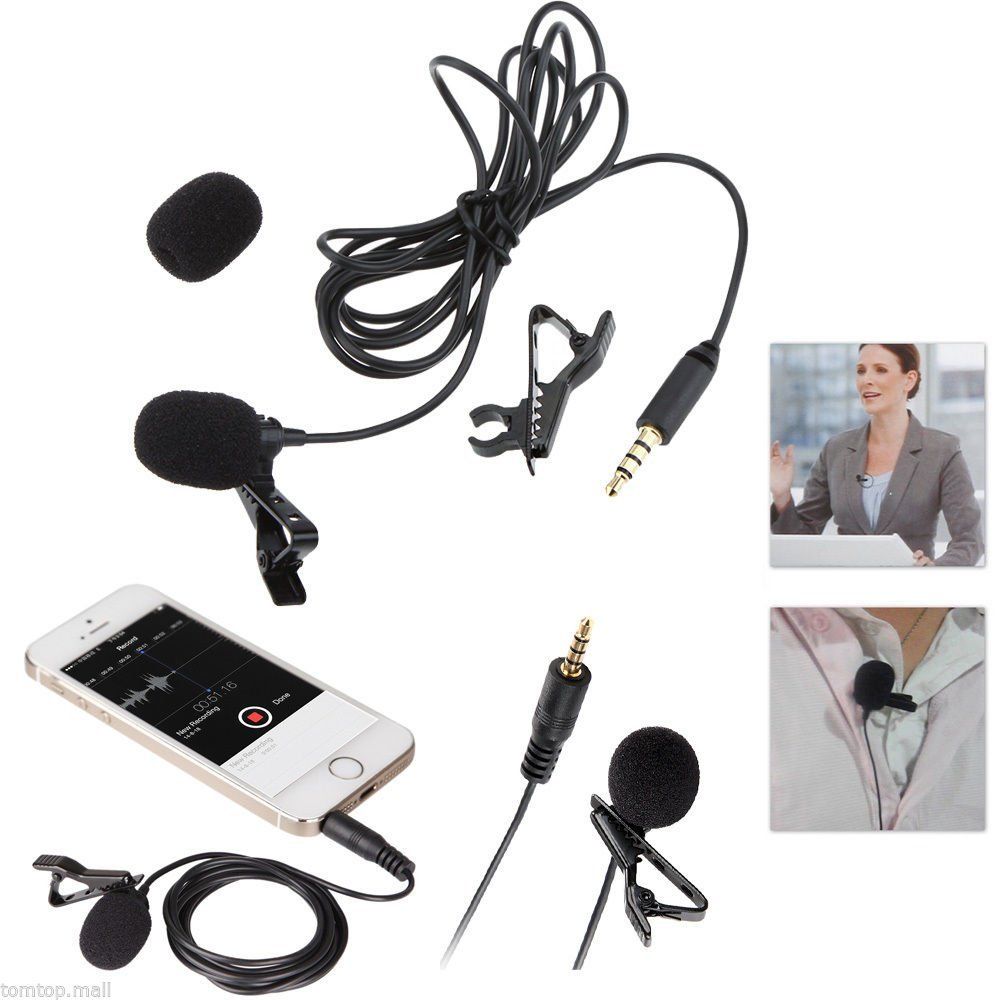 BOYA BY-LM10 Smartphone Omnidirectional Lavalier Microphone for iPhone 6 6s 5 4s Sumsang S6 S5 S4 HTC