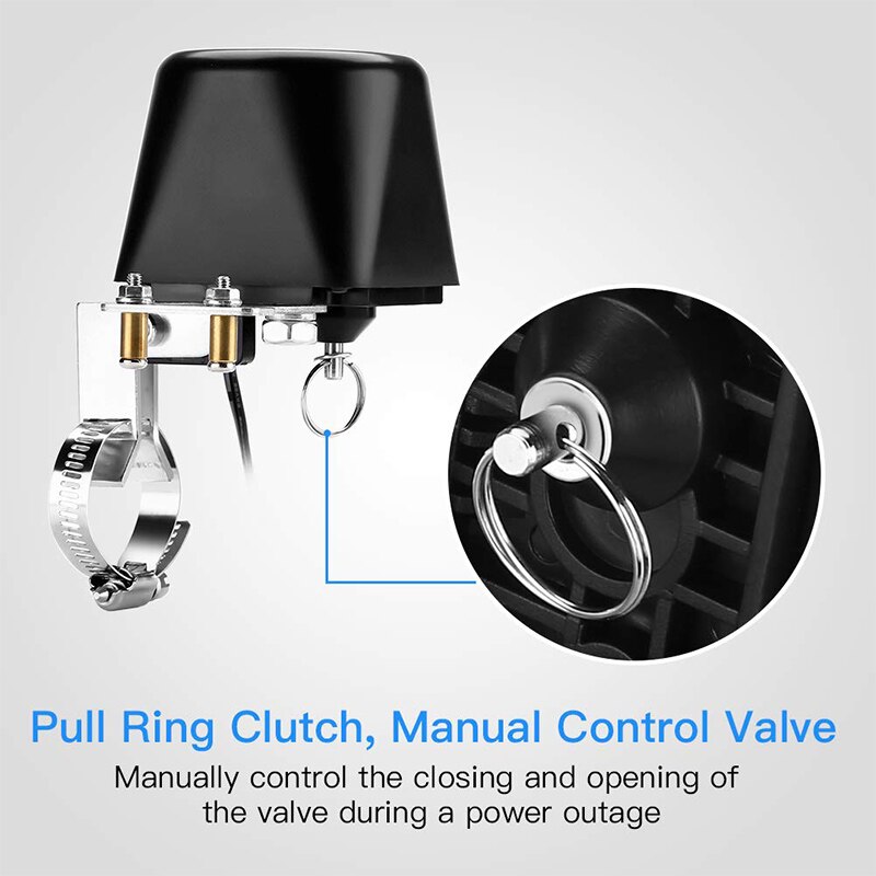 Tuya – système intelligent de contrôle de l'eau, alarme de fuite d'eau, arrêt automatique, Valve à bille, avec contrôleur intelligent, application WIFI et Bluetooth