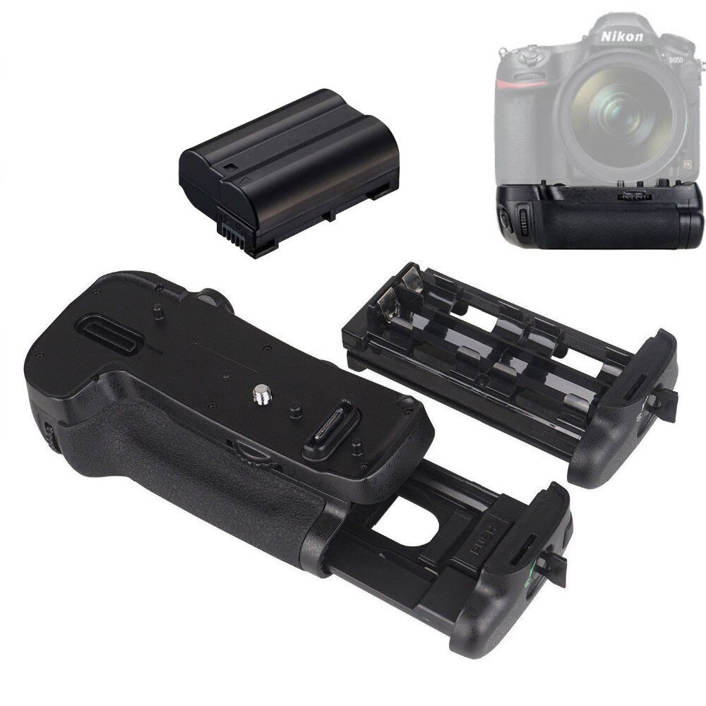 Jintu multi power aperto da bateria para nikon d850 + 1 pçs decodificar EN-EL15 kit dslr câmeras EN-EL18B MB-D18 substituição