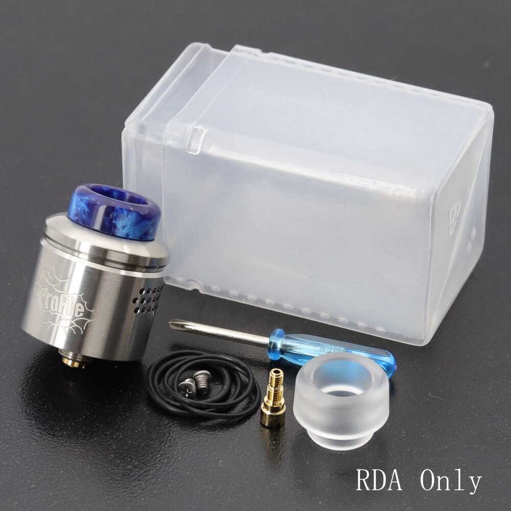 VapSea Profile RDA Atomizer Mesh 24mm Vape Tank Single Coil Rebuilding 22mm Dripping 510 vape atomizer with 1.5 Mech coils