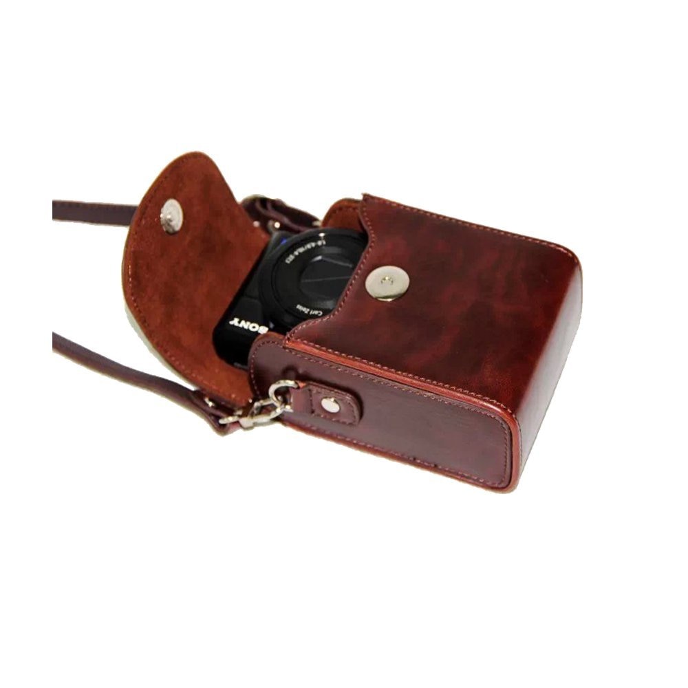Kameraveske lærveske deksel til kanon powershot  g9x ii  g7x merke ii iii  sx740 sx730 sx720 sx710 sx700 sx620 sx610 sx600 hs