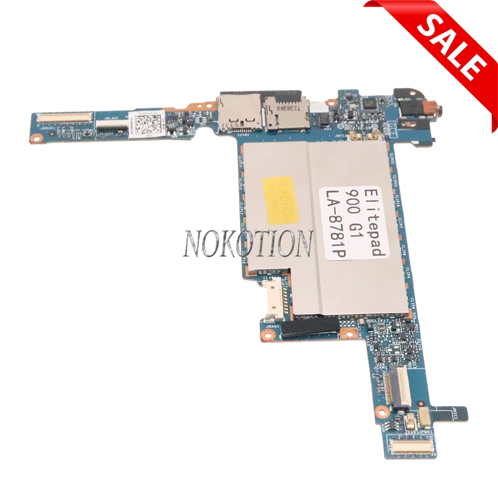 NOKOTION QPJ80 LA-8781P 724353-001 724353-501 724353-601 For HP ElitePad 900 G1 Tablet Laptop Motherboard Atom CPU Full tested