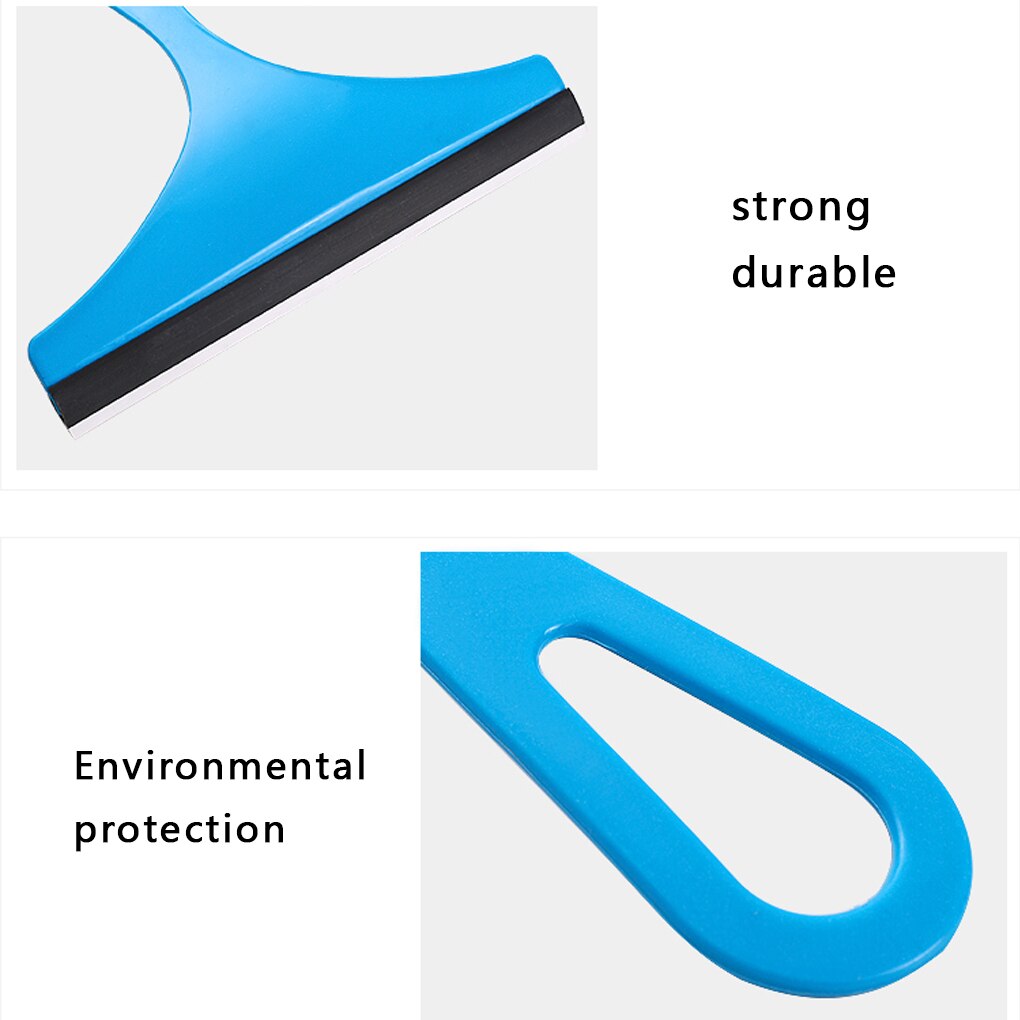 Portable Glass Brush Squeegee Car Door Scraper Window Wiper Cleaning Tool for Bathroom Kitchen Countertop