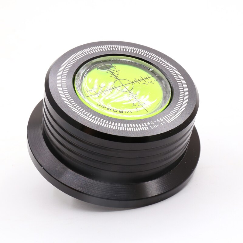 1PC 3 in 1 50HZ LP-528 60HZ Black LP Record DISC Stabilizer Stroboscope Gradienter with Lever Bar