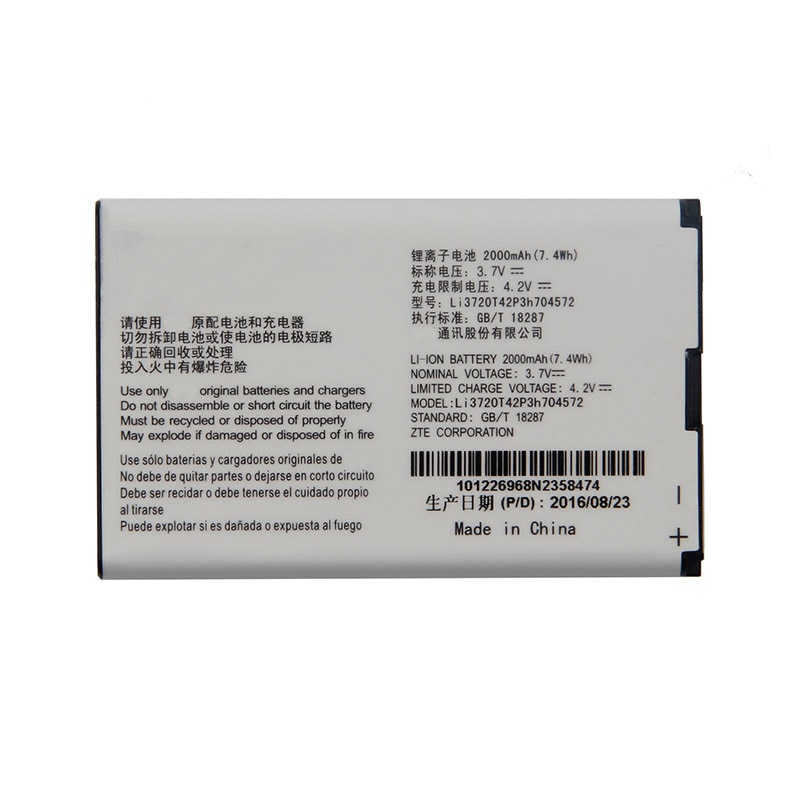 Original Li3720T42P3h704572 Phone battery For ZTE MF91 MF90 4G MF90M WIFI Router