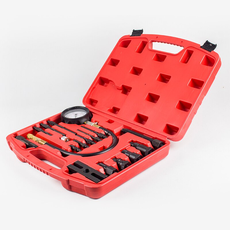 Diesel Engine Compression Cylinder Pressure Tester Gauge Kit Set
