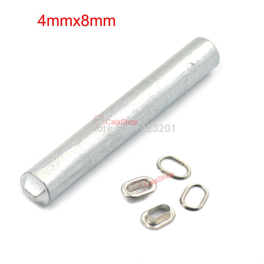 20 Pcs / Lot Brass Oval Eyelets Grommet With 1 PCS Tool Washer For Canvas Clothing Bags Purse Craft DIY Handwork