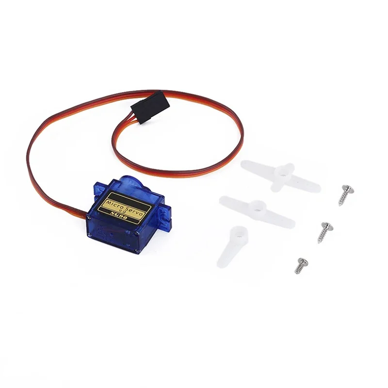 1-10 pièces SG90 9G servomoteur Miniature à voilure fixe Micro servomoteur à engrenages 180/360 degrés pour avion hélicoptère RC avion
