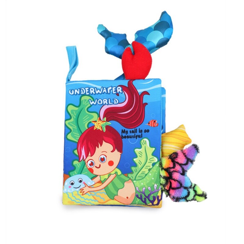Giocattolo molare massaggiagengive per bambini libri educativi per bambini miglior regalo per bambini codice di animali libro di stoffa giocattolo puzzle per neonati: C