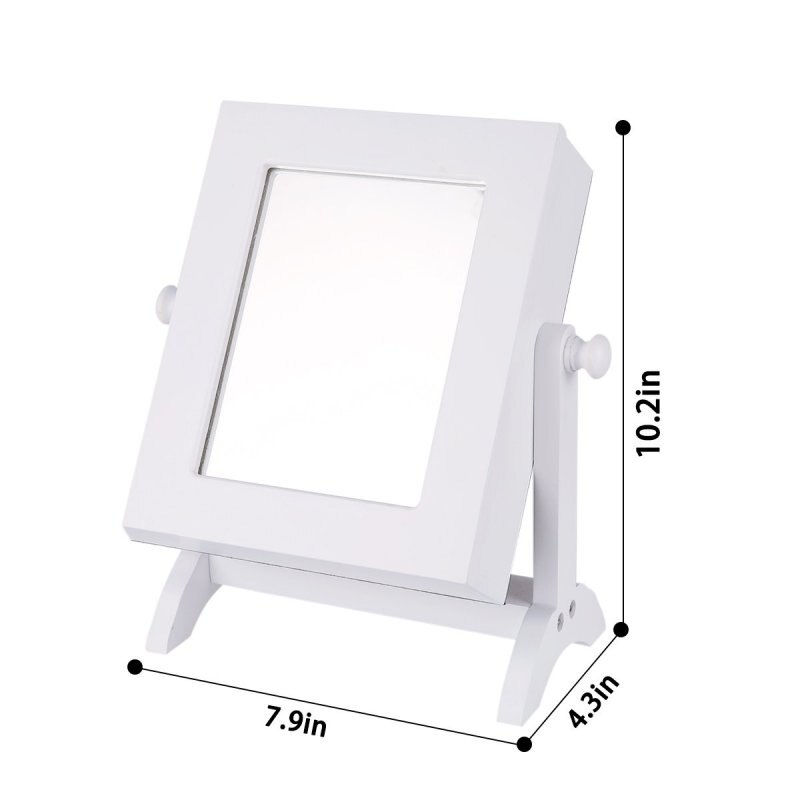 Mirror and Drawer Dressing Table White Drawers Dressing Table Makeup Desk & Stool US