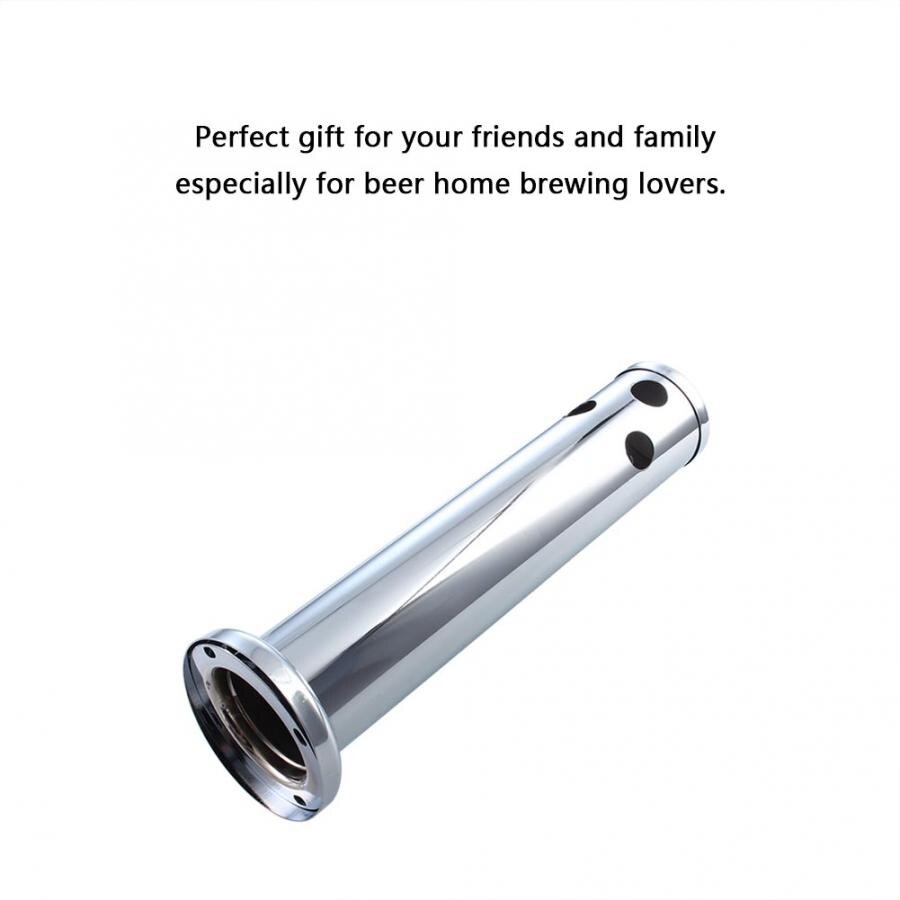 Hign 3" Stainless Steel Adjustable Draft Beer Kegerator Tower Beer Dispenser Tool Beer Column Bar Accessories