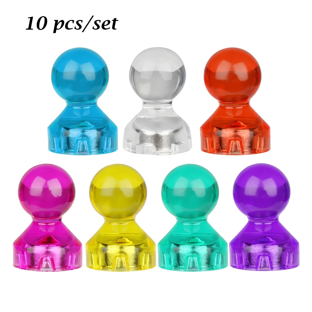 Przezroczyste pinezki magnetyczne pinezki magnesy na lodówkę pinezka tablica ogłoszeń markery wiadomość uchwyt biuro szkolne