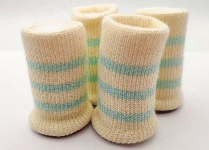 16/8/4 pièces meubles roulettes tasses couvre protecteur chaussettes tampons Polyester Table chaise jambes pieds couvre 5 Types