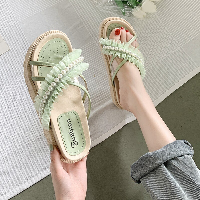 Summer Women&#39;s Shoes Roman Sandals Slippers Beach Outdoor Sandals