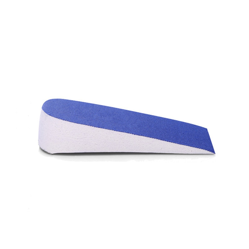 1 paire unisexe 2.5cm hauteur augmenter semelles semelles de chaussures demi semelle intérieure augmenter talon insérer chaussures de sport coussin aléatoire
