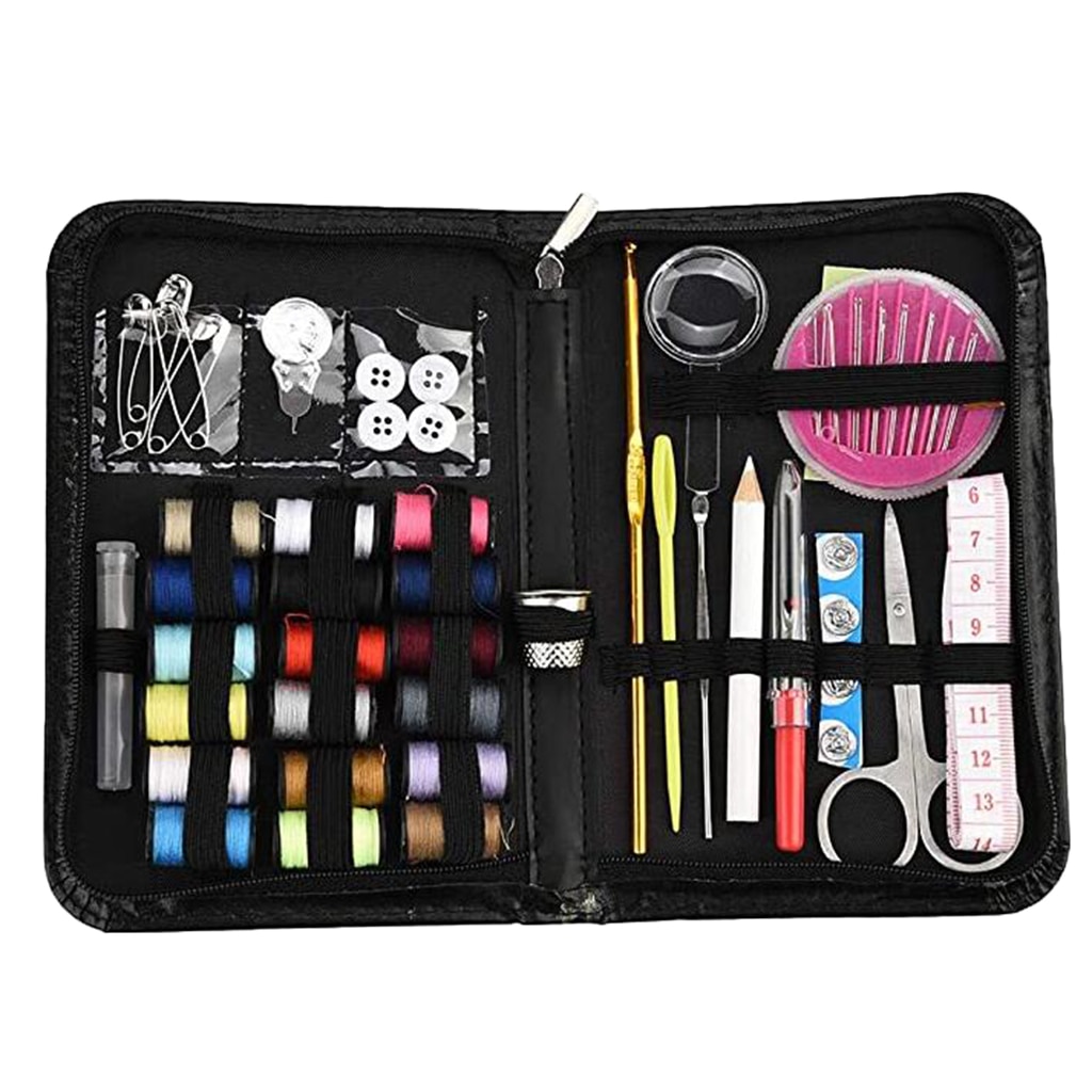 Craft Sewing Kit Spools Adults Sewing Supplies Set With Storage Box