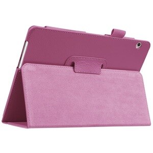 Dla Huawei MediaPad T3 10 przypadku PU skóra stań pokrywy dla Huawei T3 9.6 AGS-L09 AGS-L03 AGS-W09 Tablet Funda Capa: Purple