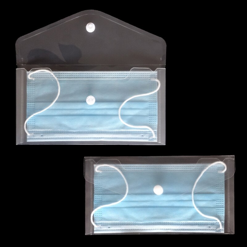 Face Mask Storage Box Portable Mask Storage Clip Dustproof Case Organizer Recycling Mask Face Shield Holder