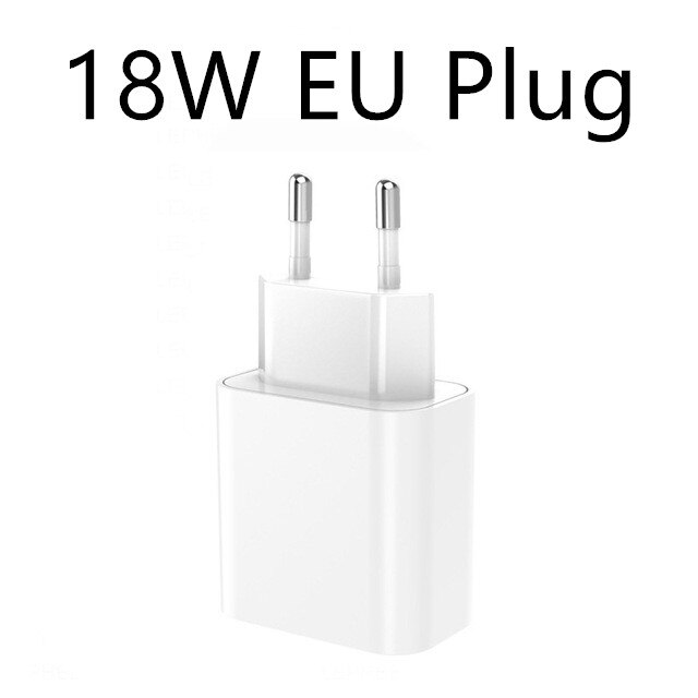 20W Mag Veilig Usb Fast Charger Adapter Voor Magsafe Apple Iphone 12 Pro Max Mini Magnetische Draadloze Oplader Pd quick Charge Plug: 18W EU