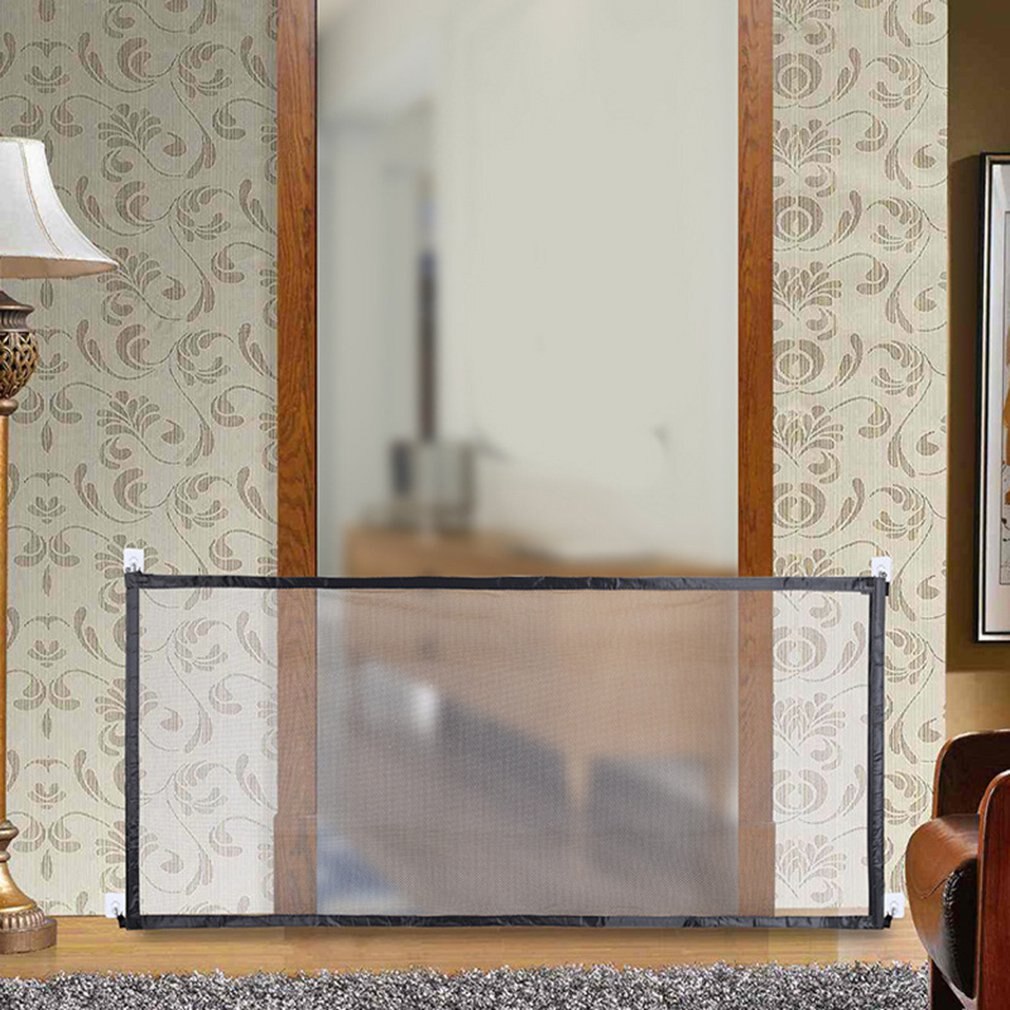 Dog Gate Ingenious Mesh Dog Fence For Indoor and Outdoor Safe Pet Dog gate Safety Enclosure Pet supplies