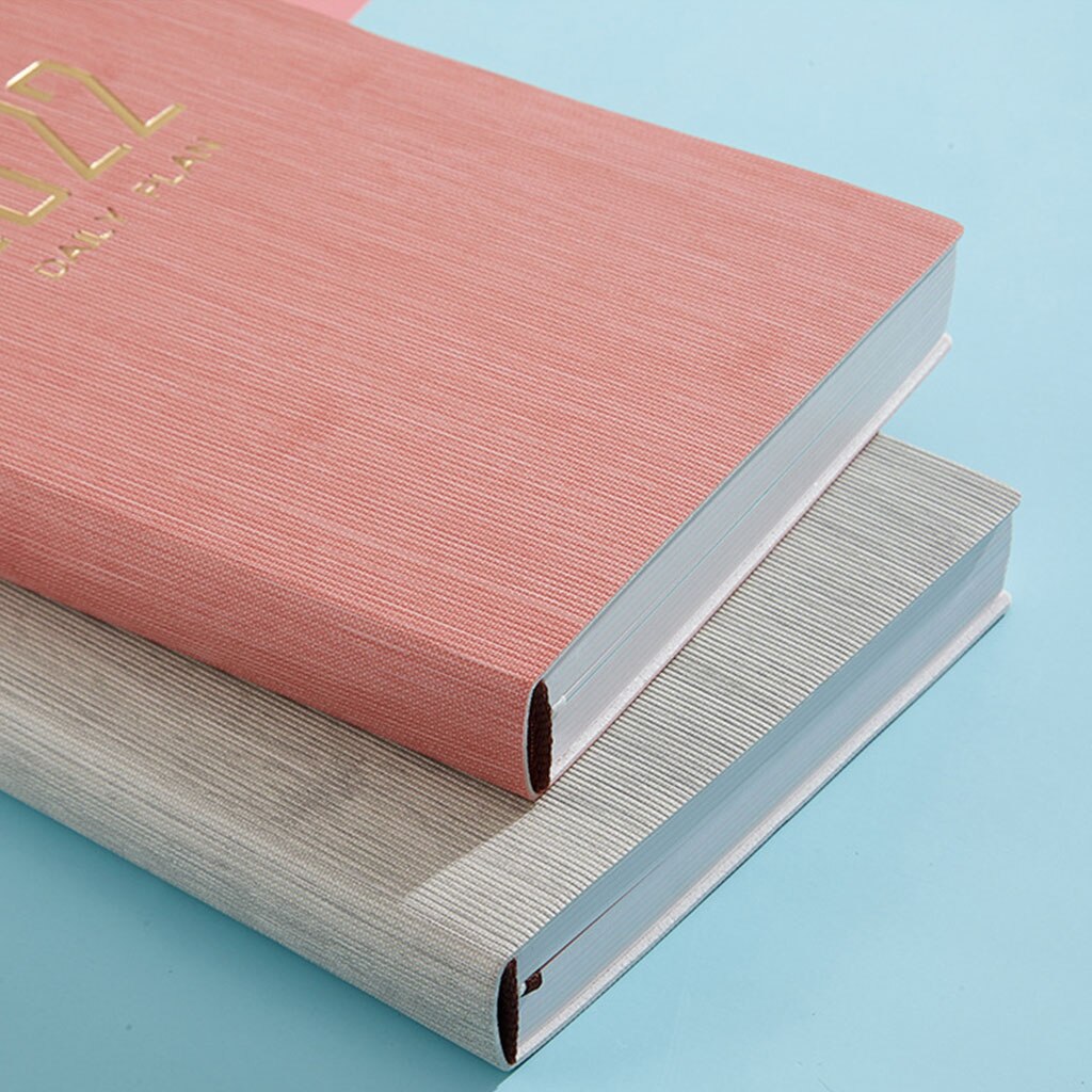 Planner Schedule Soft Faux Leather Cover Weekly Monthly Life Planner with Time Slots Appointment Book A5 Size 200 Sheets