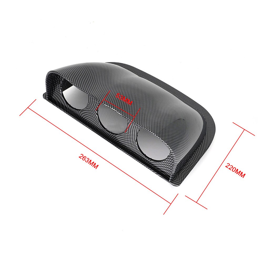 2inch 52mm Car Dash Board Gauge Cup Cover Plastic Dual Triple Gauge Pod Mount Holder
