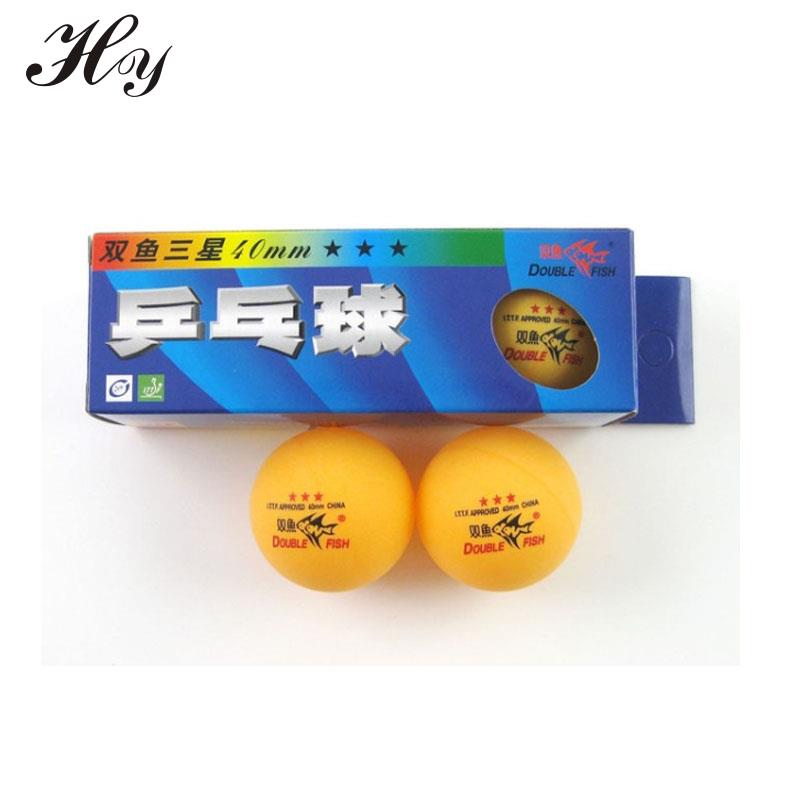 Double Fish Table Tennis Training 1 Boxes 3Pcs Ping Pong Ball 40mm Table Tennis Balls Plastic Tennis Table Ball 3 Star