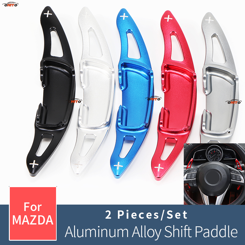 Auto Styling Fit Voor Mazda MX-5 CX-4 Aluminium Shifter Paddle Extened Shifter Accessoire 2 Stks/set