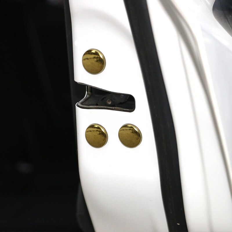 Bil styling universal rustfrit stål skrue dekorativt beskyttende cover til alfa romeo 159 147 156 giulietta giulia stelvio