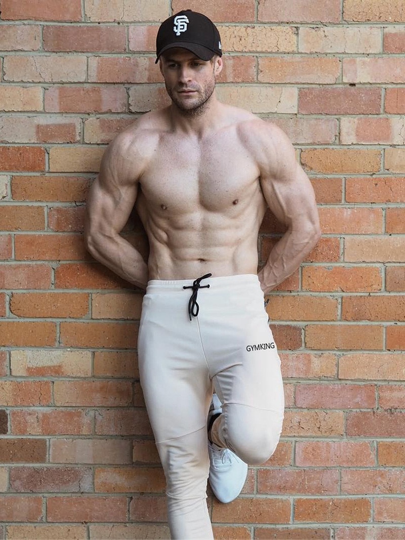 Herre joggerbukser skinny casual bukser bukser top herre joggingbukser