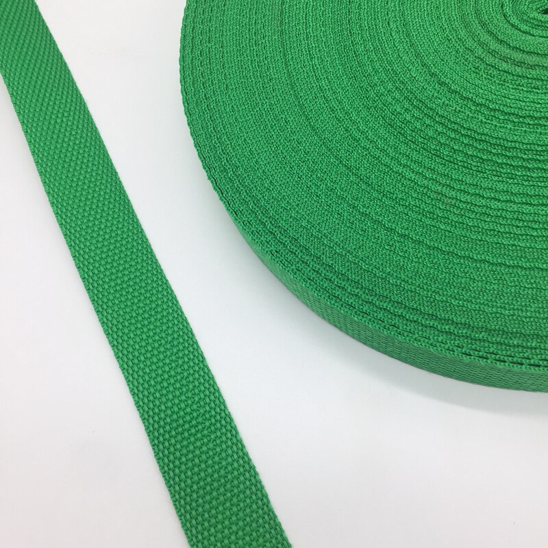 Sangle en Nylon pour sac à dos, 5 Yards, 1 pouce (25mm), accessoires de couture, ceinture: Green