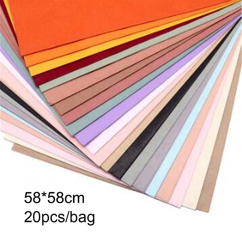 20PCS Packing Craft Paper Valentine's Day Craft Paper Handmade DIY Wrapping Clothing Shirt Shoes Floral Wrapping Paper