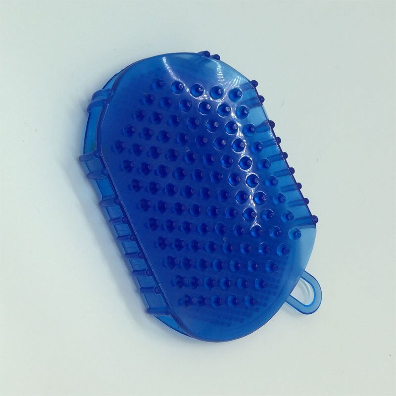 Siliconen Multifunctionele Smooth Afslanken Cellulitis Borstel Baden Massage Handschoen Massager Ontspanning Anti Vet Body: blue