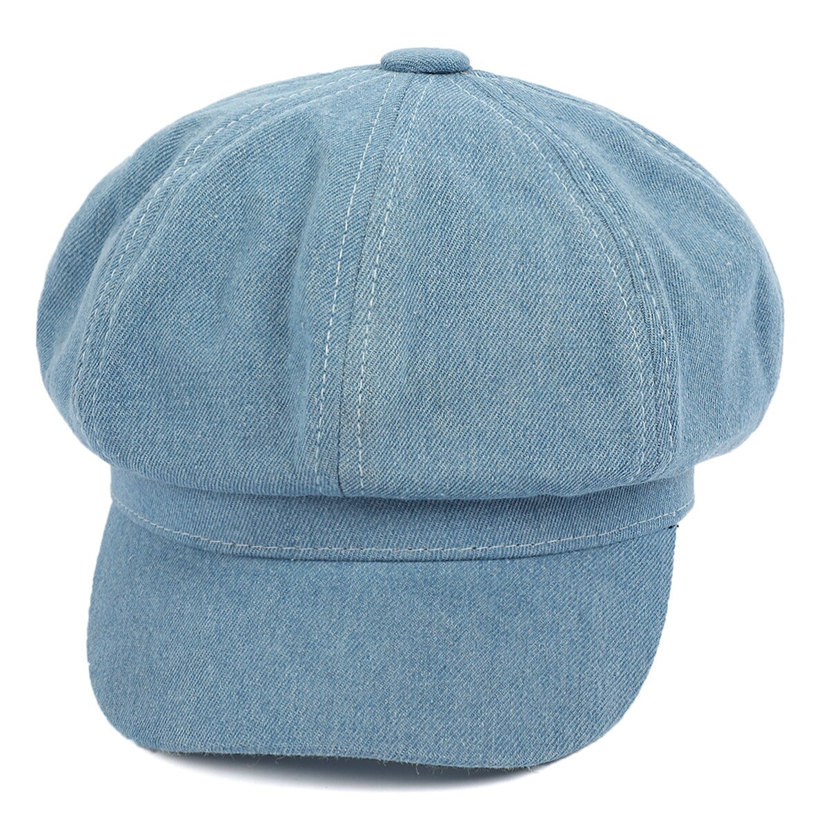 Hoed Herfst Product Achthoekige Hoed, Paar Wilde Mode, Uit De Straat, Reizen Cowboyhoed: wathet