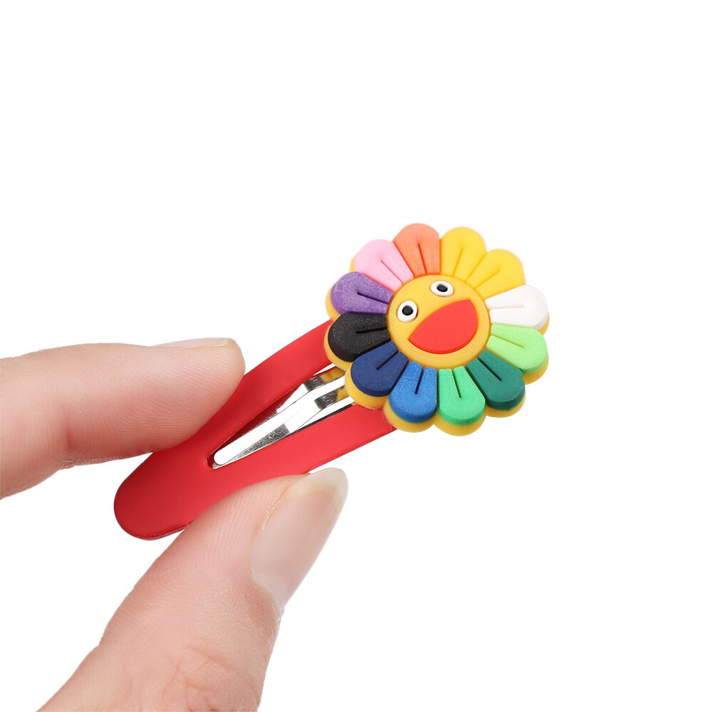 5 Pcs Baby Meisjes Mooie Fruit Sequin Haar Clips Prinses Glanzende Kleurrijke Haarspelden Haarspeldjes Leuke Zoete Hoofddeksels Haar Accessoires