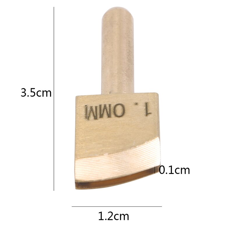 Leather Electric Brass Solder Soldering Iron Tip To Burn The Edge Leather Craft Press Edge Sealing Machine Line Pyrography Tool
