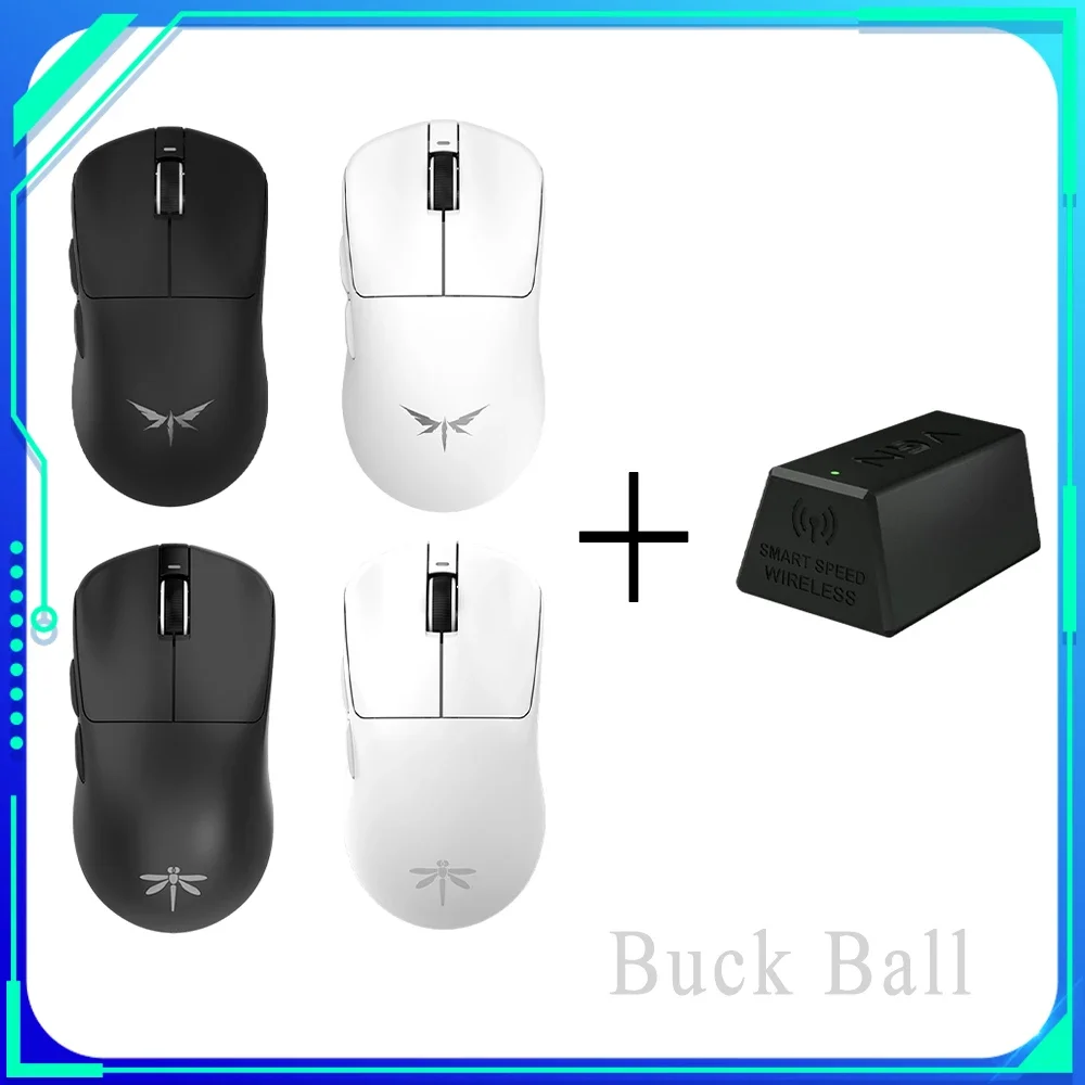 Vgn Dragonfly F1 Moba Pro Max Mouse 2.4g Wired F1 Pro Max Mouse With 4k Receiver Gaming Wireless Dual Mode Mouse