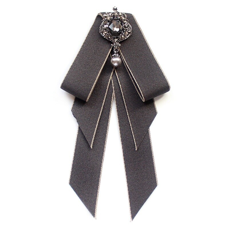 I-remiel – Broche en velours rouge, nœud papillon, col, broches, chemisier, vêtements pour femmes, accessoires, bijoux à la: 6