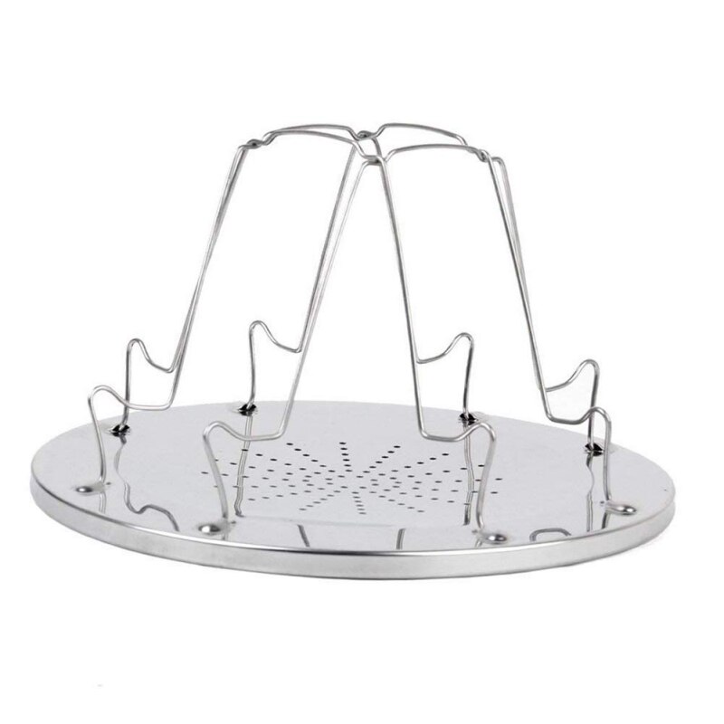 Stainless Steel Toast Rack Folding Portable Barbecue Grill Toast Outdoor Camping Toaster Folding Portable