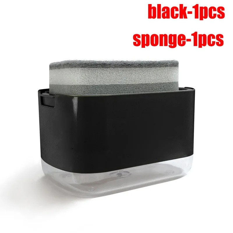 Liquid Soap Dispenser Large Capacity Manual Foam Soap Dispenser Touchless Kitchen Sink Dishwashing Detergent Home Accessories: light green