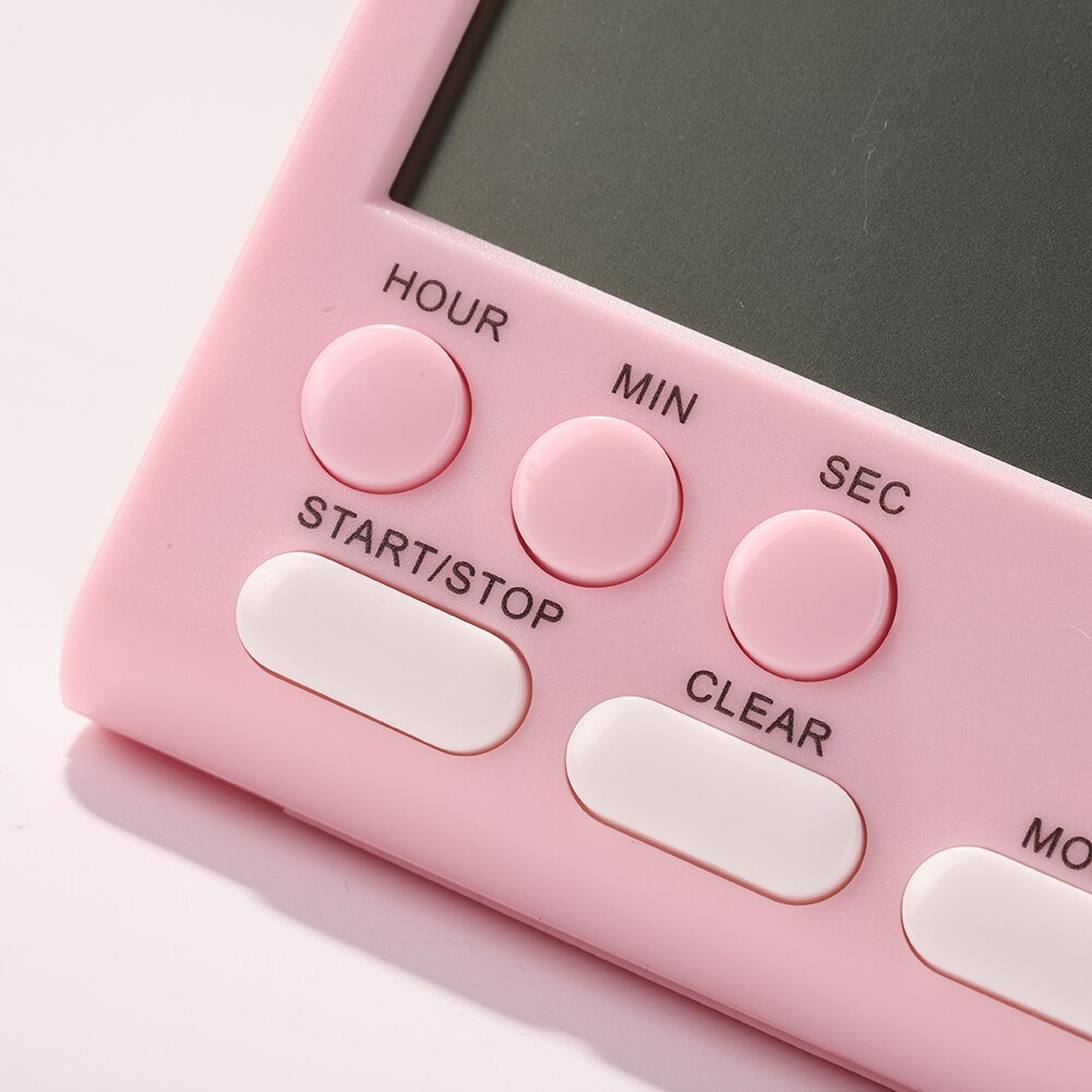 24 Hours Digital Kitchen Timer Practical Cooking Baking Count Up Countdown Alarm Sleeping Stopwatch Clocks Sport Work Study Tool